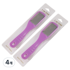 Kelbon 不鏽鋼彩色後腳跟足部去角質器 紫色, 4個, 1入, 100g