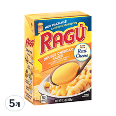 라구 더블 체다치즈 소스, 439g, 5개