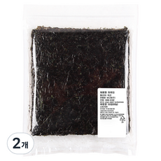 바다원 파래 전장김 50p, 80g, 2개