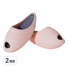 제이케이 바른자세 발바닥 지압 균형 스트레처 양쪽착용 핑크 콘치, 2세트