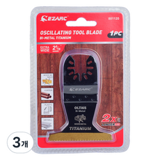 이작툴스 TIN 범용 멀티 커터날 65 x 40 mm 801120, 3개