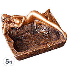 TP 장식 누드여인 재떨이, 청동, 5개