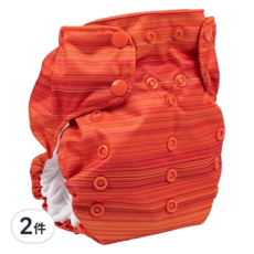 Smart Bottoms Diaper 2.0 成長型, 布尿布 (4.5 - 26公斤), 100%PUL防水層聚酯, Horizon, 2件