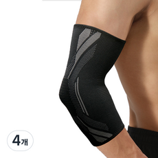 어썸드로우 레저스포츠 엘보우 팔꿈치 보호대, 4개, 혼합색상