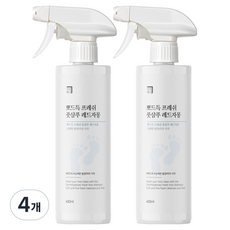 살림백서 뽀드득 프레쉬 풋샴푸 레드자몽, 1개입, 4개, 400ml