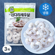 베트남산 흰다리새우살 (냉동), 3개, 200g(51 / 70)