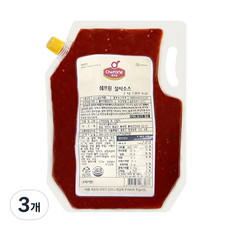 쉐프원 살사 소스, 2kg, 3개
