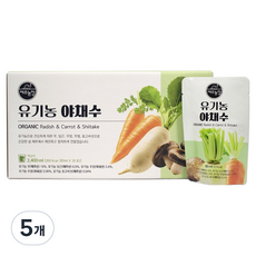제주농장 유기농 야채수 30p, 5개, 2.4L