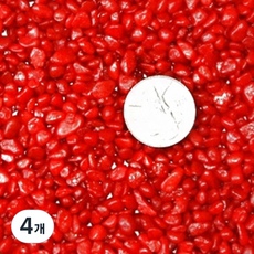 에스엔 칼라스톤 색돌 빨강, 1kg, 4개