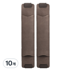 미소로운 다이어리 북밴드 펜홀더 18 x 3.5 cm, 그레이, 10개