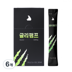 잠백이 글리세롤 글리펌프 30p, 390g, 6개