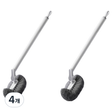 블럭마트 욕실 북유럽풍 변기솔, 혼합색상, 4개