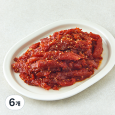 식도감 고추장 황태채 볶음, 100g, 6개