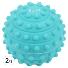 골드팡 마카롱 실리콘 발바닥 지압 마사지볼, 마카롱 민트, 2개