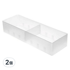MUJI 無印良品 PP檔案夾/盒/隔板, 透明, 2個