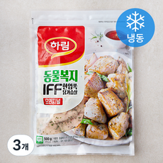 하림 동물복지 인증 IFF 한입쏙 닭가슴살 오리지널 (냉동), 500g, 1개입, 3개