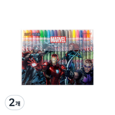Disney 迪士尼 漫威復仇者色鉛筆 隨機出貨, 20色, 2個