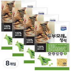 두부모래의 정석 고양이 모래 오리지날 두부, 8개