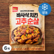 마니커에프앤지 바사삭치킨 고추순살 (냉동), 300g, 6개
