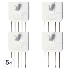 KOKKOPIN 直通電源, 白色, 5個