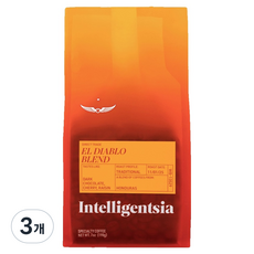 INTELLIGENTSIA El Diablo 深度烘焙咖啡豆, 3個, 原豆(未研磨), 198g