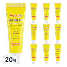 Yeko Mom Junior Chika Care 迷你牙膏 3 級氟化物, 15g, 20個