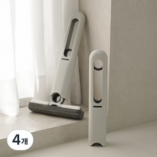 KAZT 迷你去漬除水刮水拖把, 灰色, 4個