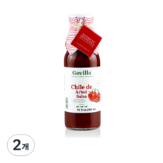Gaviya辣椒樹莎莎醬, 2個, 360ml