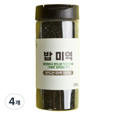 완도산 밥미역, 4개, 100g