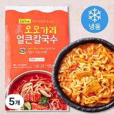 오모가리 얼큰칼국수 2인분 (냉동), 5개, 628g