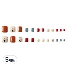 비투윈 패디팁 세트, 5세트, 오렌지 에그 젤타입