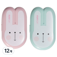 eyekan 소울리치 토끼 콘텍트렌즈 케이스, 랜덤발송, 12개