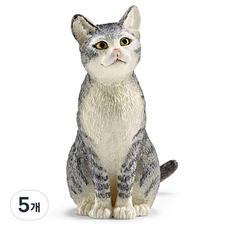 schleich 史萊奇 坐著的貓咪 SL13771 公仔, 5個