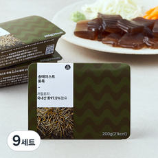 하이푸드 송테이스트 톳묵 200g + 묵소스 6g * 2개 + 와사비 3g 세트, 215g, 9세트