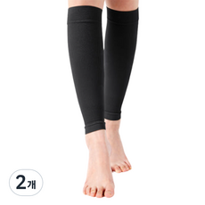 퓨어스텔라 의료용 압박스타킹 블랙, 2개, 종아리/무릎형