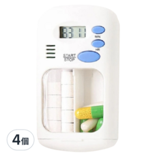 SSDream 智能提醒定時電子鬧鈴藥盒, 4個