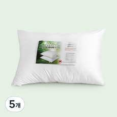 韓國製造 KIT HOME 芬多精超細纖維枕芯, 白色, 5個