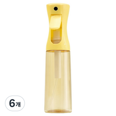 오템 안개 분사 분무기 스프레이 300ml, 노랑, 6개