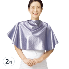 線條全息燙髮披肩, 紫羅蘭色LN405, 2個