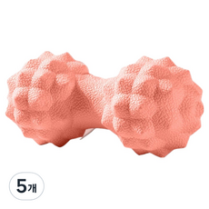 리와일딩 다이아몬드 땅콩 마사지볼 140 x 60 x 60 mm, 5개, 오렌지