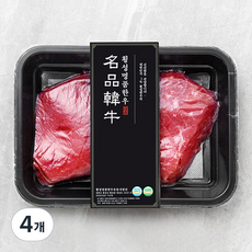 횡성한우 1+등급 우둔 (냉장), 300g, 4개