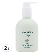 미구하라 베이비 탑투토 워시, 300ml, 2개
