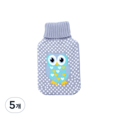 보온 물주머니 2리터용 커버 부엉이, 5개