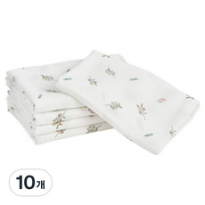 아가짱 퓨어 천 기저귀 대형, 10개, 꽃갈피