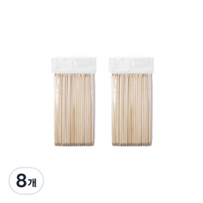 연우 미니 네일 우드 스틱 17.8cm 100p, 8개