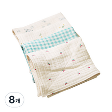 Iwooa 紗布抹布, 8個