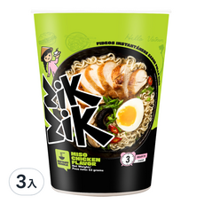 ZikZik 味噌雞肉風味杯麵 63g, 3入