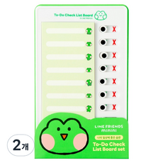 LINE FRIENDS minini lenini 待辦事項清單板, 2個, 混合顏色, 10張