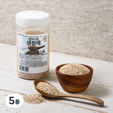 대구농산 씻어나온 생참깨, 300g, 5통