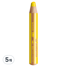 STABILO 思筆樂 Woody 3合1彩色鉛筆 205 黃色, 5個, 1色